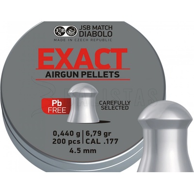 Diabolky JSB Exact Lead Free 4,5 mm 200 ks
