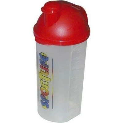 šejkr 700ml plastový, s potiskem, víčko - mix barev