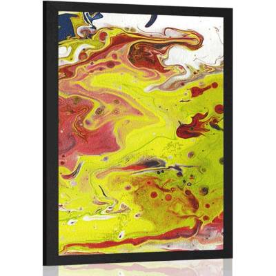 Plakát akrylová abstrakce - 40x60 no frame