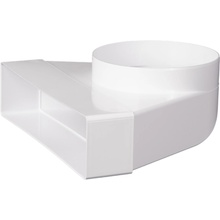 Haco CKZ 125/220x55 Přechodový kus koleno -