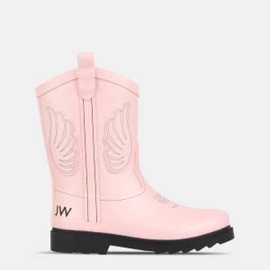 Jack Wills Гумени ботуши Jack Wills Kids' Cowboy Waterproof Wellington - Pink