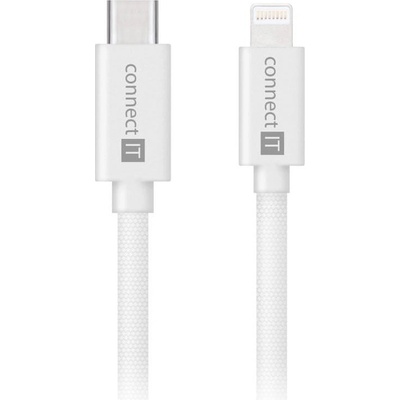 Connect IT CCA-4110-WH Wirez USB-C -> Lightning, 27 W, 1m, bílý