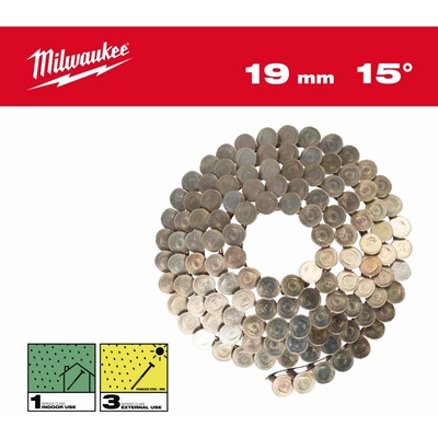 MILWAUKEE Klince 15° prstencové 3,05x19 mm /RS/G-2880 4932499310