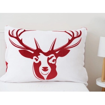 MKLozkoviny.sk mikroplyš Scandi červené 70 x 90 cm