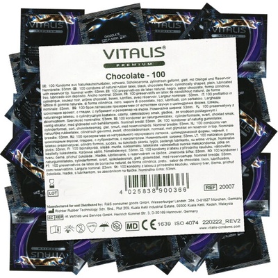 Vitalis Premium Bulk-Pack Chocolate/Black 100 ks