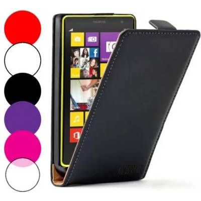 Nokia Lumia 1020 Flip2 Кожен Калъф + Протектор