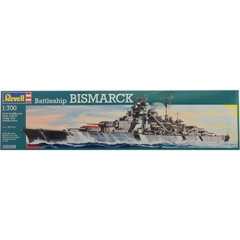 Revell slepovací model Bismarck 1:700