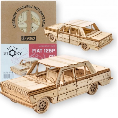 Little Story Dřevěné 3D puzzle Fiat 125p 237 ks – Zbozi.Blesk.cz