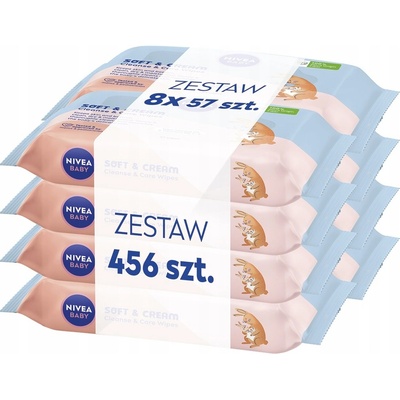 Nivea Baby Vlhčené ubrousky 8 x 252 ks