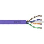 ASSMANN DK-1614-VH-305 Cat. 6 U/UTP 250 MHz Dca LSZH 305 м ролка лилав кабел за монтаж на стена