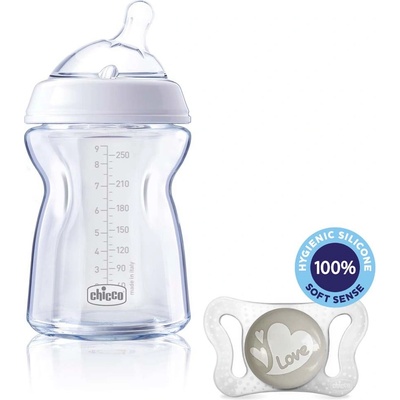Chicco dojčenská sklo Natural Feeling neutral V001415 250 ml