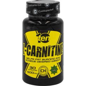 10/ten nutrition L-Carnitine 500 mg [30 капсули]