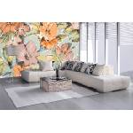 DIMEX ART Самозалепваща се флизелинова фототапета ретро флорален плат 375 x 250 см