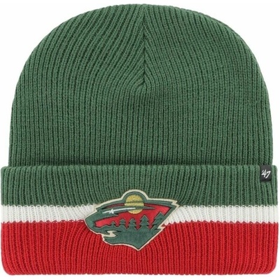47 Brand pánska zimná čiapka Minnesota Wild Split Cuff ’47 Cuff Knit Dark Green