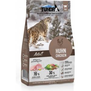 TUNDRA Adult Cat - висококачествена храна за пораснали котки от всички породи, БЕЗ ЗЪРНО, с пилешко месо, Боровинки, Моркови и Ябълки - 1, 45 кг, Германия - 17214
