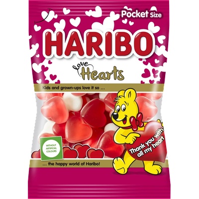 HARIBO Желирани бонбони Haribo Love Hearts 80 г