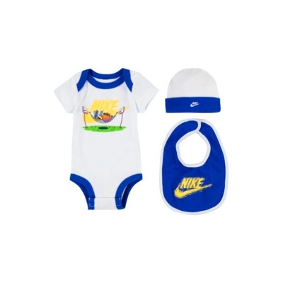 Nike nikemoji hat bodysuit & bib -piece set NN- Biela