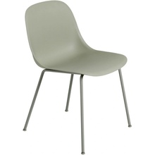 Muuto Fiber Side Chair Tube Base dusty green