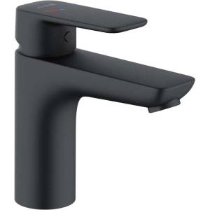 Kludi Pure&Style - Смесител за умивалник, EcoPlus, матово черно 401983975 (401983975)