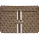 Guess PU 4G Printed Stripes Computer Sleeve 13/14" Brown GUCS14P4RPSW