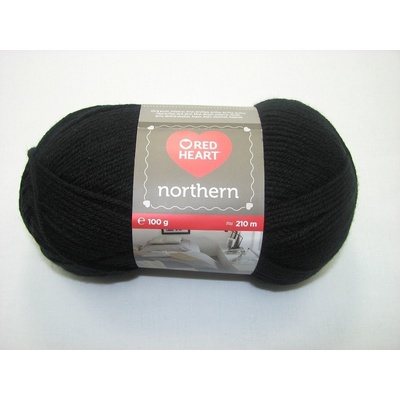 Northern 100g Red Heart - 08206 čierna