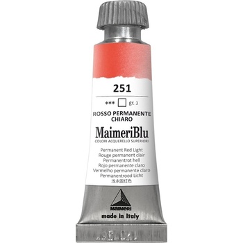 Maimeri Blu Акварелна боя Permanent Red Light 251 12 ml 1 бр (M1609251)