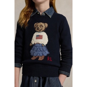 Ralph Lauren Детски памучен пуловер (313702268001)
