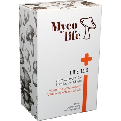 MYCO LIFE Life 100 roztok shiitake, divoká ruža 100 ml