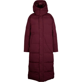 DEDICATED Дамско палто Dedicated Women's Long Puffer Jacket Karmas Coat - Fig Red (102-4196-0413)