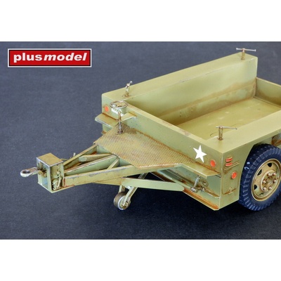 Plus Model US trailer M7 tandem axle 1:35