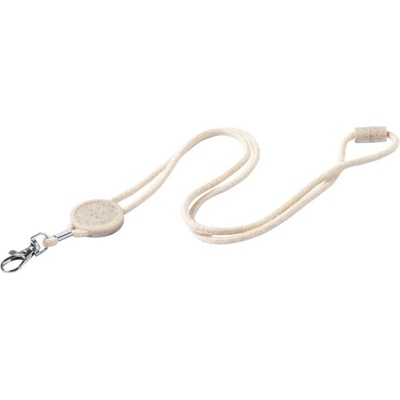 Šňůrka na krk Strico lanyard přírodní