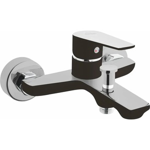 INVENA Смесител за вана и душ Invena Dokos хром-черен (BW-19-004-V)