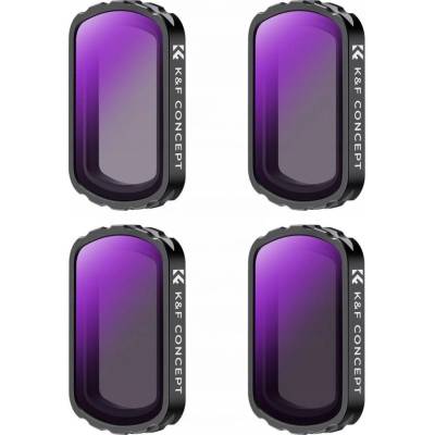 Kf Filter K&f Grey Filter Set Nd 4v1 Nd4 Nd8 Nd16 Nd32 Pro DJI Osmo Pocket 3 / Sku.2093