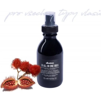 Davines OI Roucou Oil multifunkční mléko na vlasy Multi Benefit Beauty Treatment 135 ml