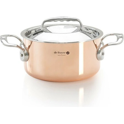 de Buyer Prima Matera hrniec medený 1,8 l, pr. 16 cm, výška 8,8 cm TOM, D-6242-16