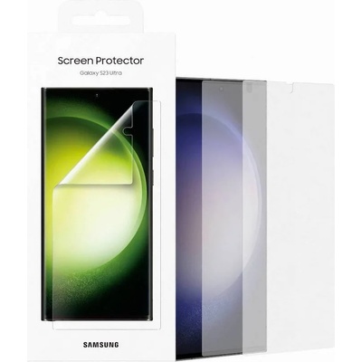 Samsung Screen Protector EF-US918CTEGWW - оригинално защитно покритие за дисплея на Samsung Galaxy S23 Ultra (2 броя) (прозрачно)