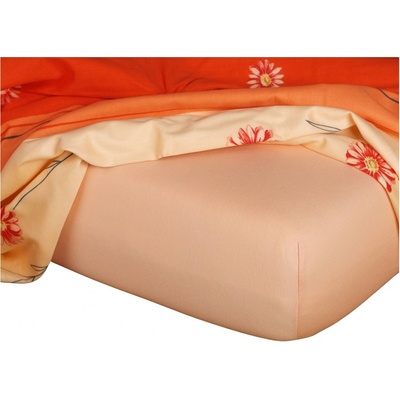 Dadka prostěradlo jersey meruňkové 80x220x18