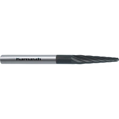 Karnasch 115085010 | L (KEL) -Kužeľová zaoblená fréza HP-7 3,0x14x3-38/8°mm, povlakované