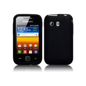 Image 1 of Samsung Galaxy Y S5360 Силиконов Калъф Черен + Протектор