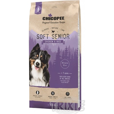 Chicopee Classic Nature Line Soft Senior Chicken & Rice 15 kg