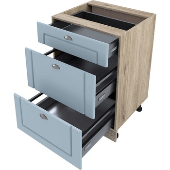 ИРИМ Долен кухненски шкаф Сити АРФ-Деним мат-06-54 60 см