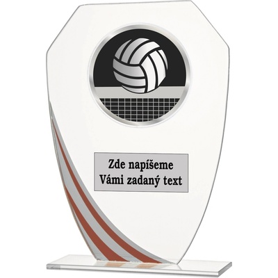 VIZINGR Volejbal sklo W191.08-AC023 W191.08-AC023/17,5 cm