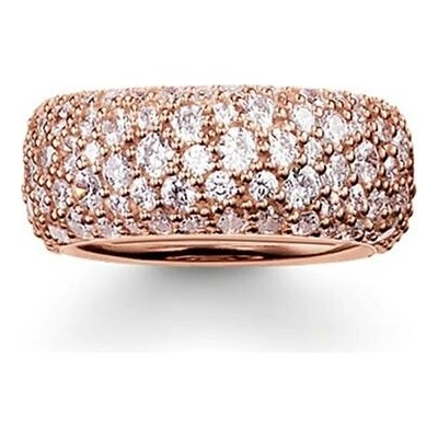 Thomas Sabo Prsten Dlážděný bílý TR2031 416 14 Sterling Silver Sterling silver