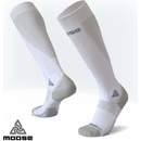 Pánské ponožky Moose COMPRESS DRIVE NEW kompresní podkolenky bílá