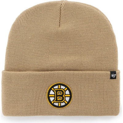 47 NHL BOSTON BRUINS HAYMAKERCuff Knit Klubová zimní čepice béžová