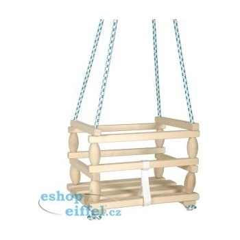 Rappa houpačka dřevěná Baby houpačka