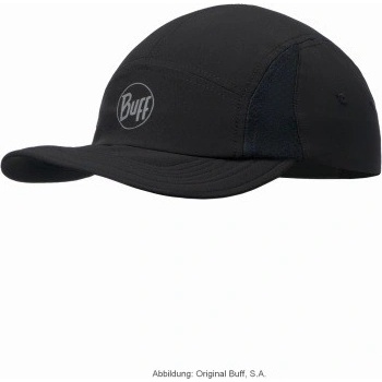Buff 5 Panels Cap R-solid Black