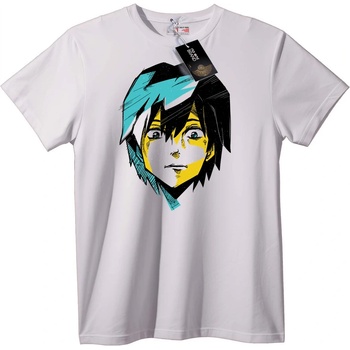 NOONEBRAND Тениска Anime Герой - 6XL, Black
