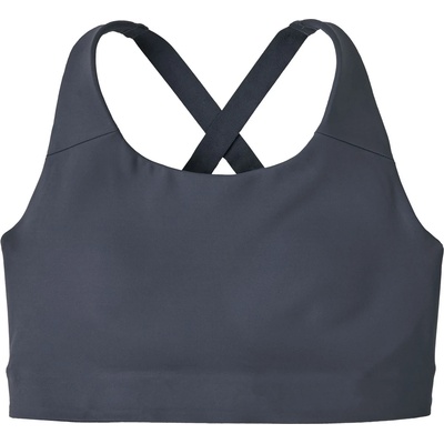 Patagonia Дамски спортен сутиен Patagonia Women's Shadowlite High Impact Adjustable Bra Sports bra - Smolder Blue (114-3250-0612)