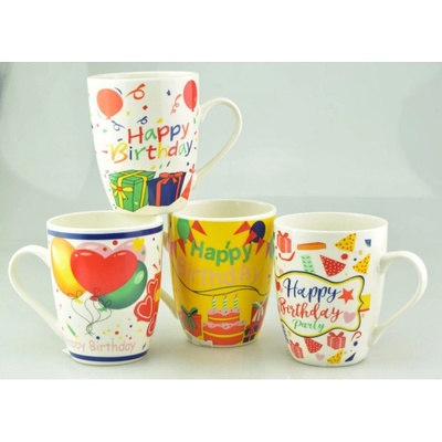 MAKRO Hrnček Happy Birthday rôzne motívy 350 ml
